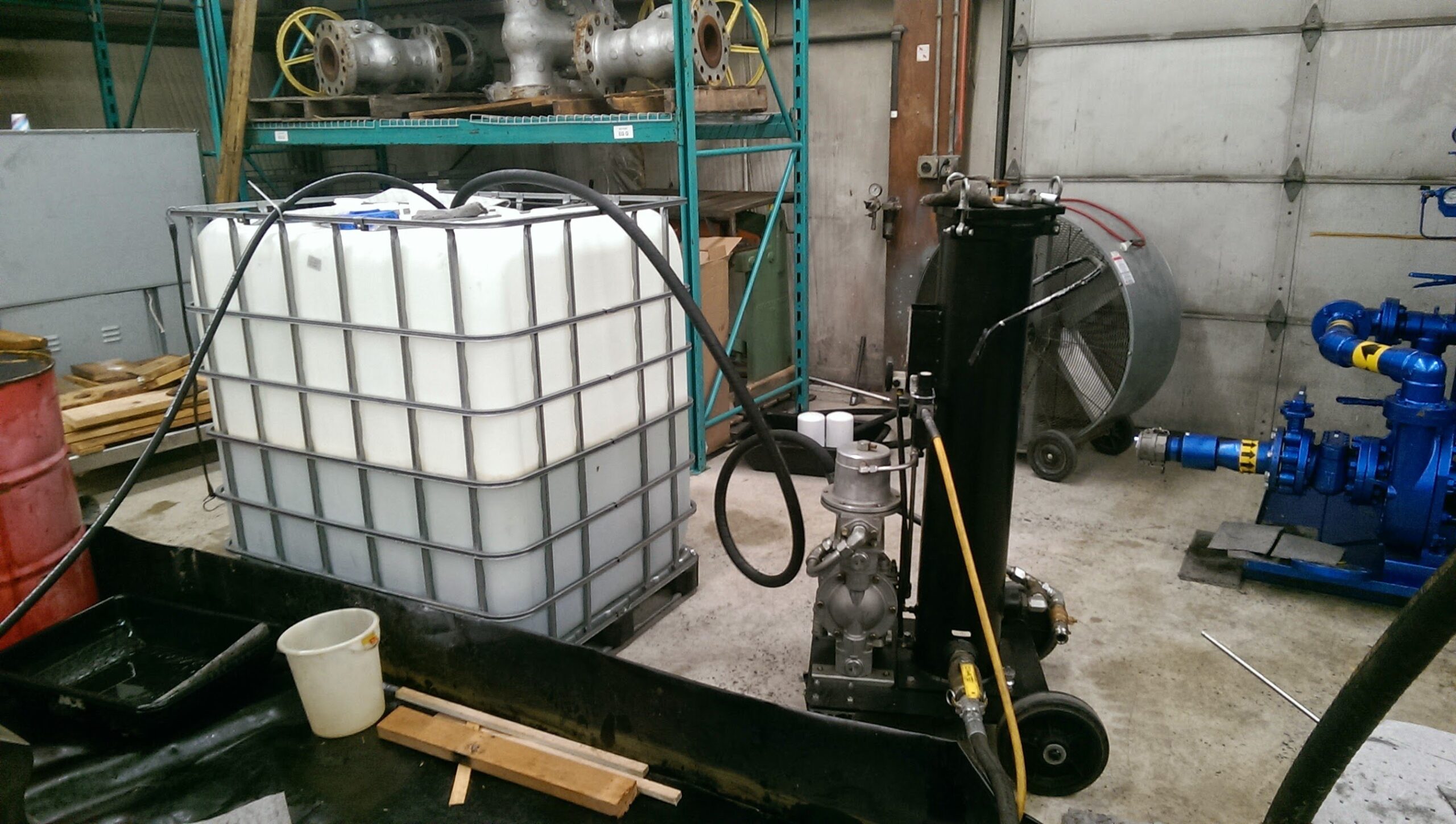 Filter Cart Reservoir Transfer